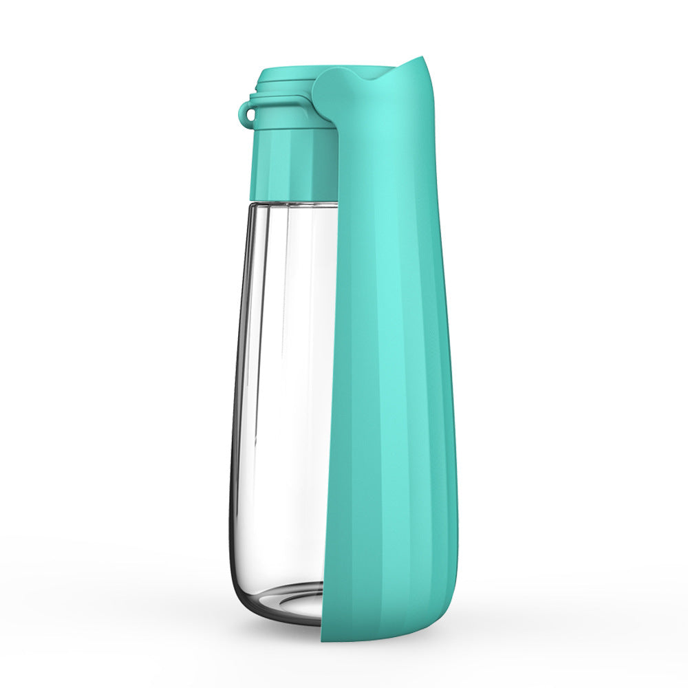 Portable Dog Water Bottle with Bowl for Travel and Walking