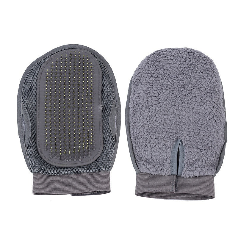 Pet Grooming Glove Hair Removal and Massage