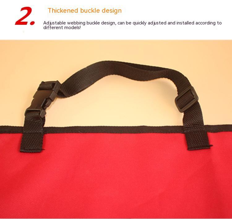 Multifunctional Detachable Pet Car Seat Back Waterproof Cushion