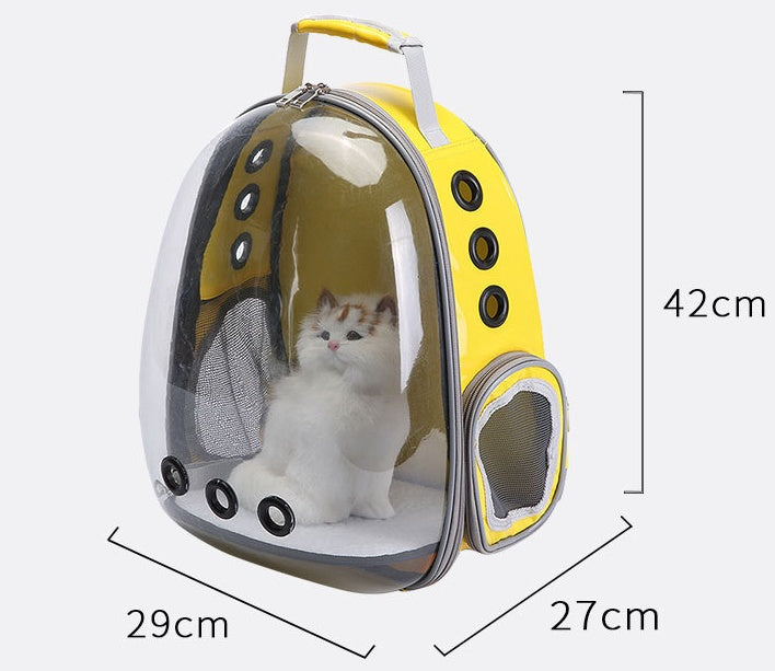 Portable Pet Puppy Backpack Carrier Bubble, New Space Capsule