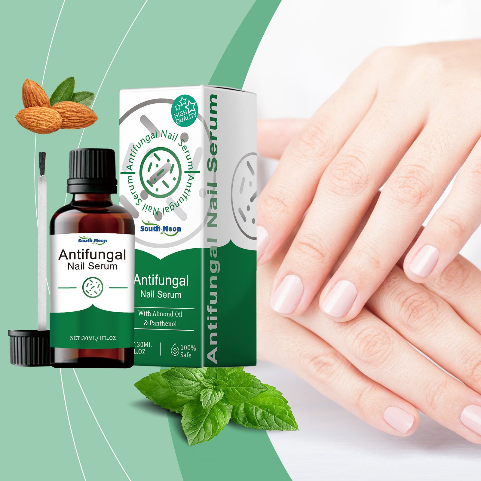 Antifungal Nail Serum for Damaged Nails Repair and Care