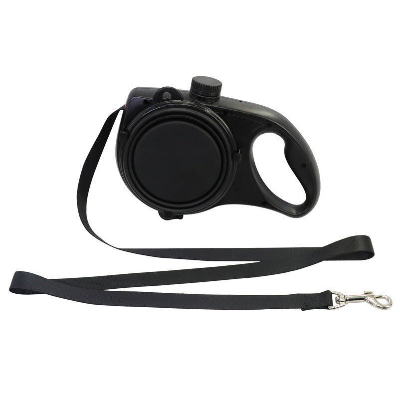 3 in 1 Dog Leash with Built in Water Bottle and Bowl (120cm )