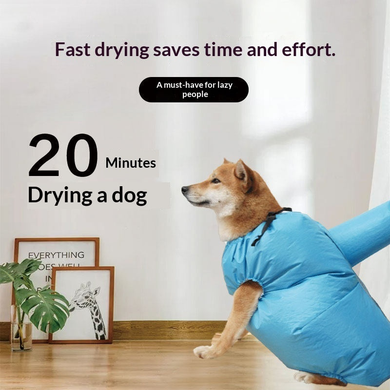 Pet Drying Bag For Dogs Fast Drying Grooming Bag