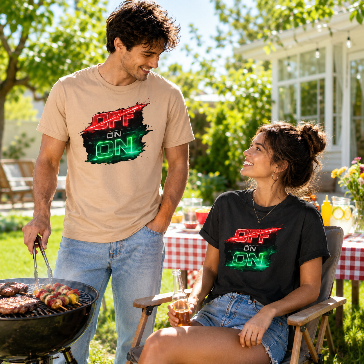 OFF ON Unisex T-Shirt | Confidence & Positive Mindset