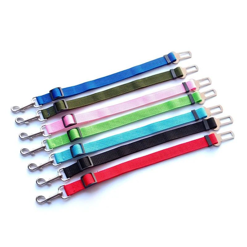 Adjustable Dog Car Seat Belt | Travel Safety Harness for Small & Large Dogs.