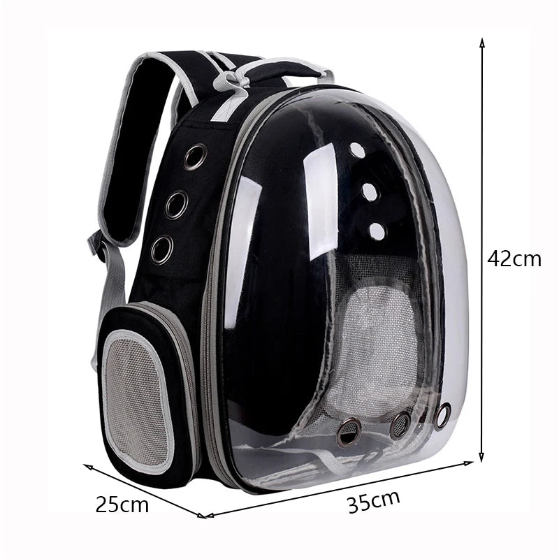 Transparent Pet Carrier Backpack for Cats and Small Dogsv.          🚚
ᶠʳᵉᵉ ˢʰⁱᵖᵖⁱⁿᵍ ⁱⁿᶜˡᵘᵈᵉᵈ