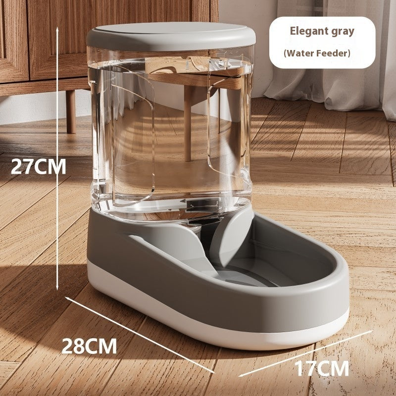 2 in 1 pet feeder and water dispenser for dogs and cats.