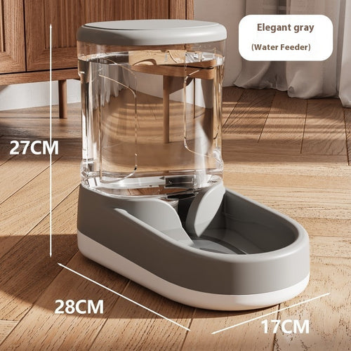 2 in 1 pet feeder and water dispenser for dogs and cats.