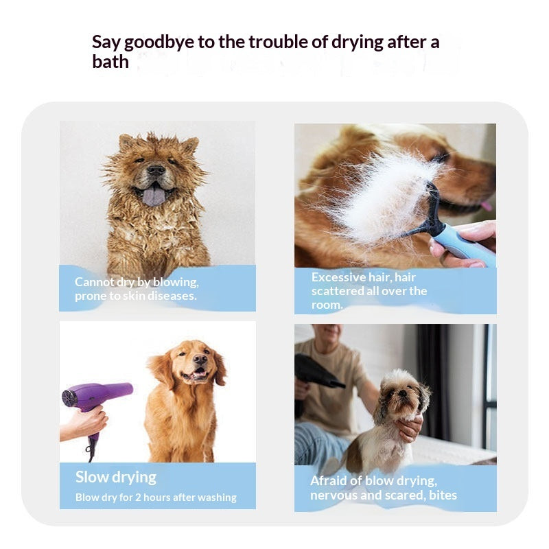 Pet Drying Bag For Dogs Fast Drying Grooming Bag