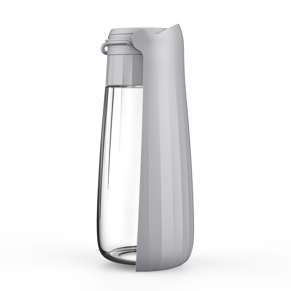 Portable Dog Water Bottle with Bowl for Travel and Walking