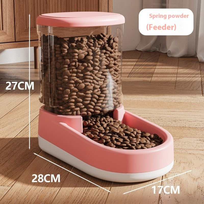 2 in 1 pet feeder and water dispenser for dogs and cats.