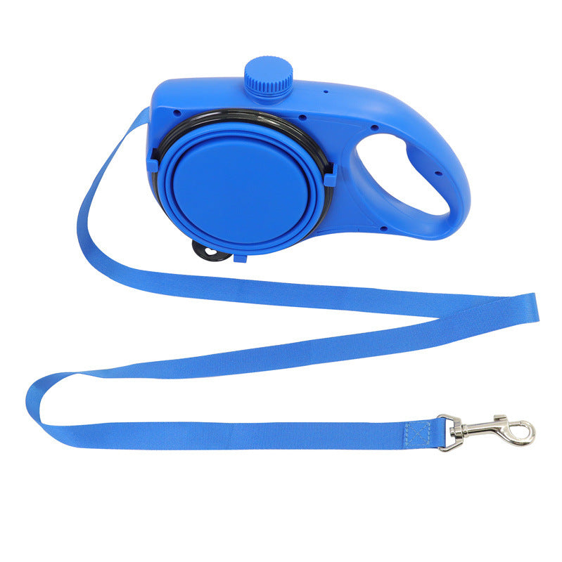 3 in 1 Dog Leash with Built in Water Bottle and Bowl (120cm )