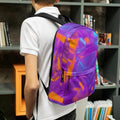 Vibrant Geometric Backpack – Colorful Abstract Travel & Everyday Bag