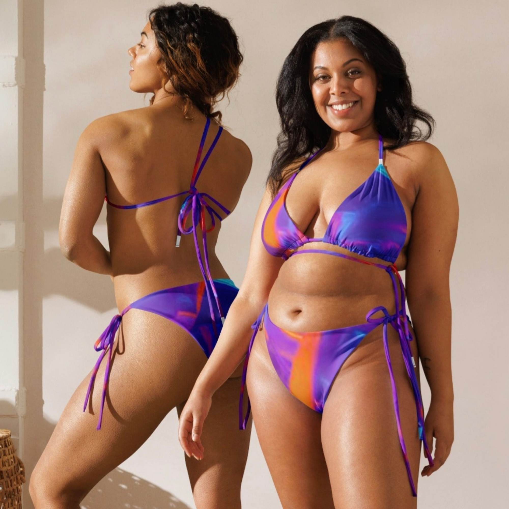 Vibrant Geometric Print Bikini Set.            🚚
ᶠʳᵉᵉ ˢʰⁱᵖᵖⁱⁿᵍ ⁱⁿᶜˡᵘᵈᵉᵈ