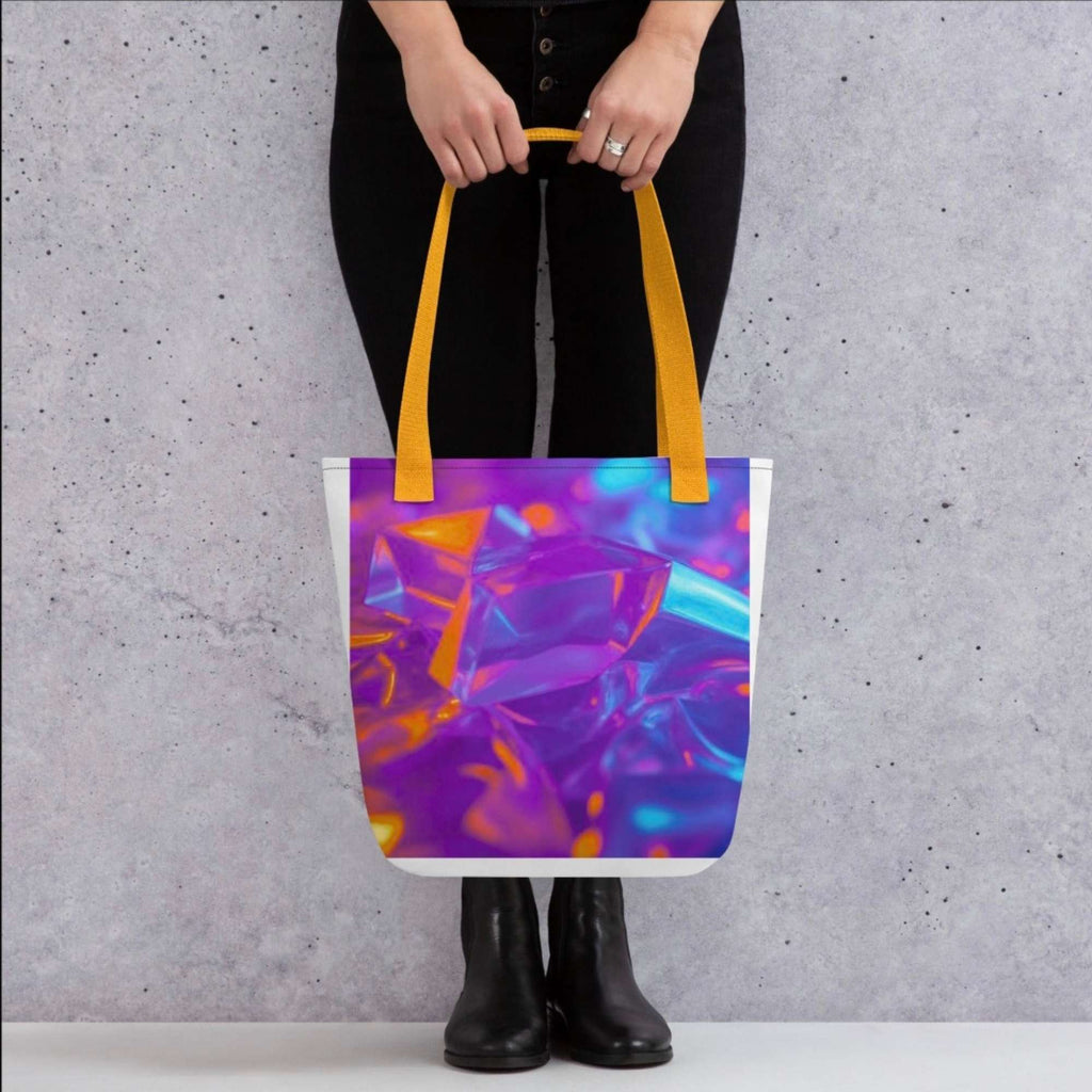 Vibrant Geometric Tote Bag